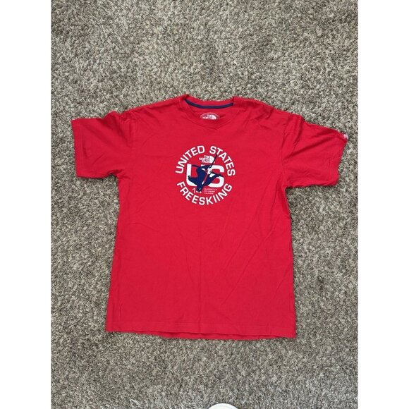 The North Face Other - The North Face Mens USA United States Freeski Ski Team T-Shirt #14 Sz L Olympics